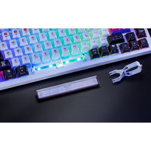 Купить Клавиатура Asus ROG Azoth X NX Snow V2 Switch (90MP044F-BKUA30) White - цена в Харькове, Киеве, Днепре, Одессе
в интернет-магазине Telemart фото