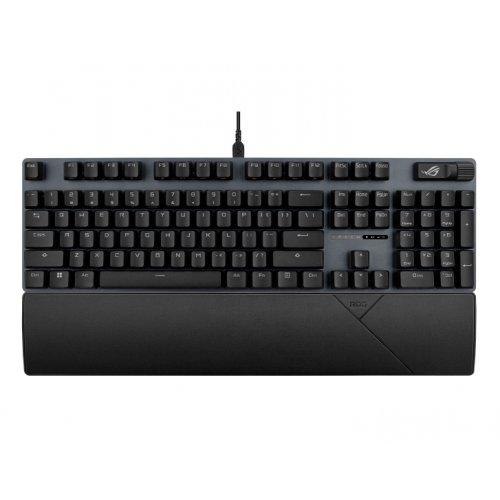 Купить Клавиатура Asus ROG Strix Scope II X NX Snow V2 Switch (90MP03XF-BKUA20) Black - цена в Харькове, Киеве, Днепре, Одессе
в интернет-магазине Telemart фото