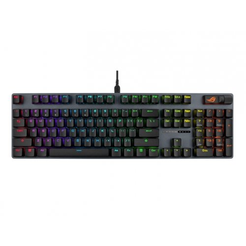 Купить Клавиатура Asus ROG Strix Scope II X NX Snow V2 Switch (90MP03XF-BKUA20) Black - цена в Харькове, Киеве, Днепре, Одессе
в интернет-магазине Telemart фото