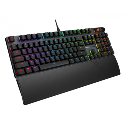 Купить Клавиатура Asus ROG Strix Scope II X NX Snow V2 Switch (90MP03XF-BKUA20) Black - цена в Харькове, Киеве, Днепре, Одессе
в интернет-магазине Telemart фото
