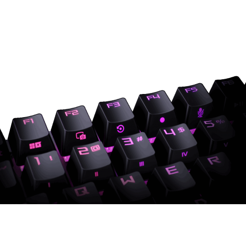 Купить Клавиатура Asus ROG Strix Scope II X NX Snow V2 Switch (90MP03XF-BKUA20) Black - цена в Харькове, Киеве, Днепре, Одессе
в интернет-магазине Telemart фото