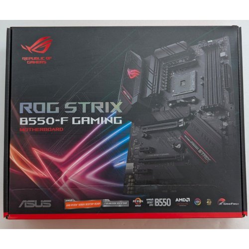 Купить Материнская плата Asus ROG STRIX B550-F GAMING (sAM4, AMD B550) (Восстановлено продавцом, 785055) с проверкой совместимости: обзор, характеристики, цена в Киеве, Днепре, Одессе, Харькове, Украине | интернет-магазин TELEMART.UA фото