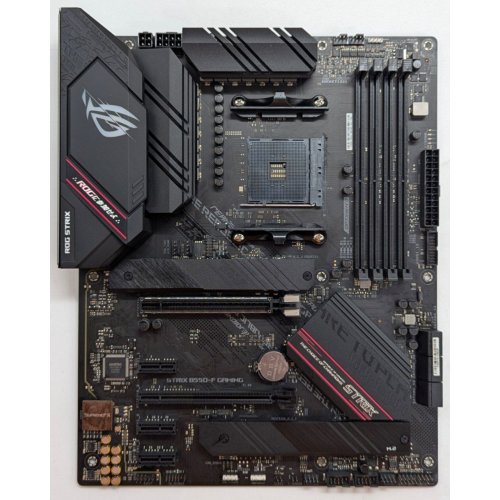 Купить Материнская плата Asus ROG STRIX B550-F GAMING (sAM4, AMD B550) (Восстановлено продавцом, 785055) с проверкой совместимости: обзор, характеристики, цена в Киеве, Днепре, Одессе, Харькове, Украине | интернет-магазин TELEMART.UA фото