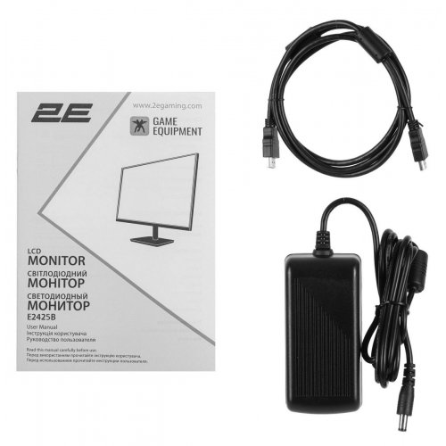 Купить Монитор 2E 23.8" E2425B (2E-E2425B-01.UA) Black - цена в Харькове, Киеве, Днепре, Одессе
в интернет-магазине Telemart фото