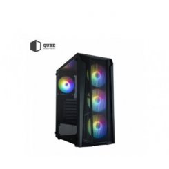Корпус QUBE Borey Black без БП (BOREY_F5NU3) (Восстановлено продавцом, 785063)
