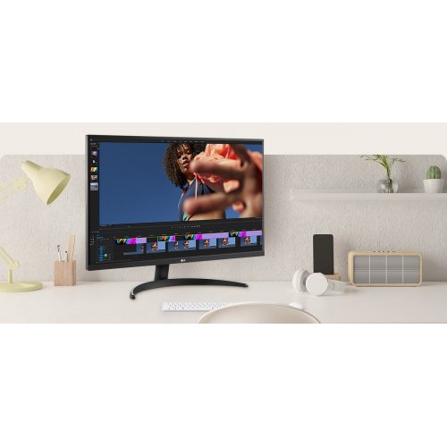 Купити Монітор LG 31.5" 32UR500K-B Black - ціна в Києві, Львові, Вінниці, Хмельницькому, Франківську, Україні | інтернет-магазин TELEMART.UA фото