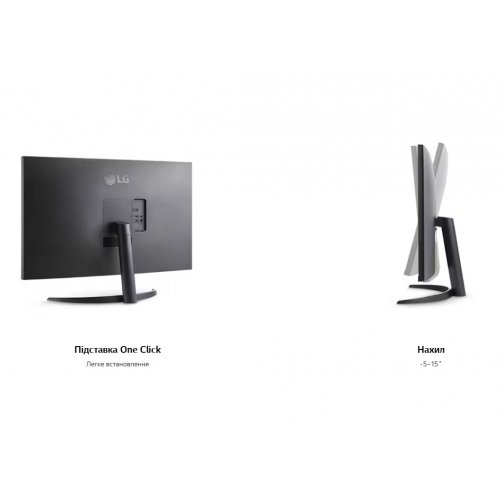 Купити Монітор LG 31.5" 32UR500K-B Black - ціна в Києві, Львові, Вінниці, Хмельницькому, Франківську, Україні | інтернет-магазин TELEMART.UA фото
