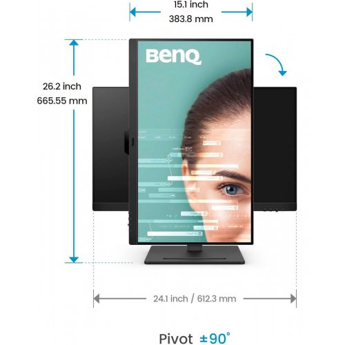 Купити Монітор BenQ 27" GW2790T (9H.LMKLJ.LBE) Black - ціна в Києві, Львові, Вінниці, Хмельницькому, Франківську, Україні | інтернет-магазин TELEMART.UA фото