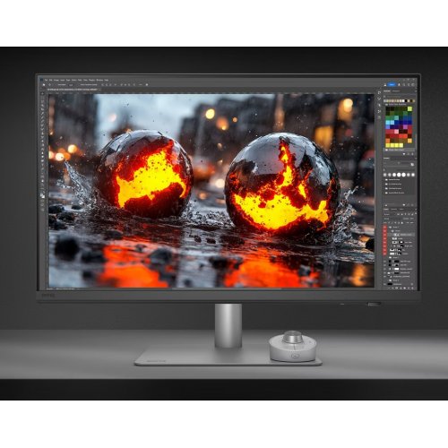 Купити Монітор BenQ 27" PD2730S (9H.LN7LA.TBE) White - ціна в Києві, Львові, Вінниці, Хмельницькому, Франківську, Україні | інтернет-магазин TELEMART.UA фото