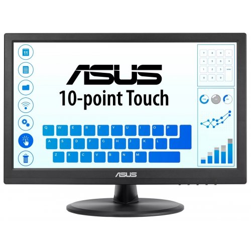 Купити Монітор Asus 15.6" VT169HE (90LM09V1-B01170) Black - ціна в Києві, Львові, Вінниці, Хмельницькому, Франківську, Україні | інтернет-магазин TELEMART.UA фото