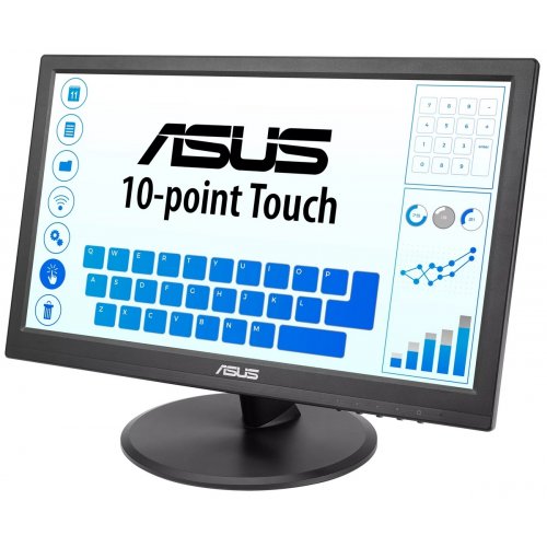Купити Монітор Asus 15.6" VT169HE (90LM09V1-B01170) Black - ціна в Києві, Львові, Вінниці, Хмельницькому, Франківську, Україні | інтернет-магазин TELEMART.UA фото