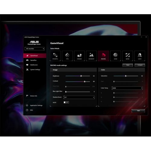 Купити Монітор Asus 27" ROG Strix XG279CNS (90LM0AW0-B01371) Black - ціна в Києві, Львові, Вінниці, Хмельницькому, Франківську, Україні | інтернет-магазин TELEMART.UA фото
