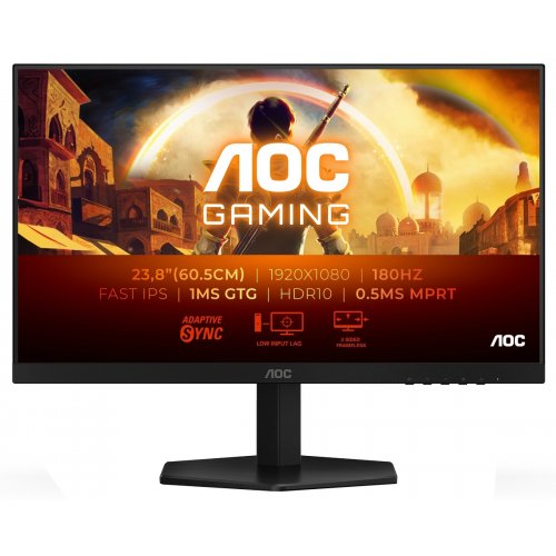 Купити Монітор AOC 23.8" 24G42E Black - ціна в Києві, Львові, Вінниці, Хмельницькому, Франківську, Україні | інтернет-магазин TELEMART.UA фото