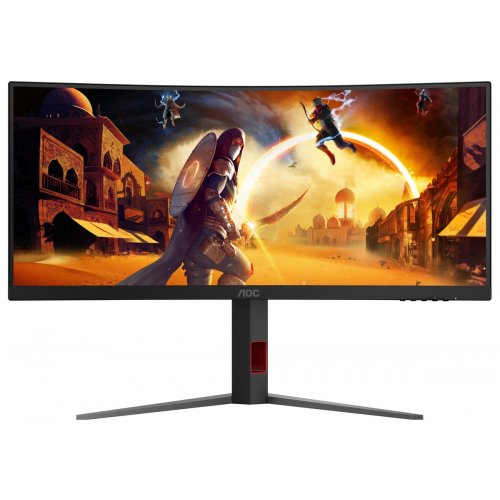 Купити Монітор AOC 34" CU34G4 Black - ціна в Києві, Львові, Вінниці, Хмельницькому, Франківську, Україні | інтернет-магазин TELEMART.UA фото