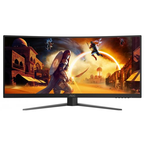 Купити Монітор AOC 34" CU34G4 Black - ціна в Києві, Львові, Вінниці, Хмельницькому, Франківську, Україні | інтернет-магазин TELEMART.UA фото