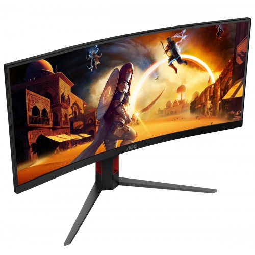 Купити Монітор AOC 34" CU34G4 Black - ціна в Києві, Львові, Вінниці, Хмельницькому, Франківську, Україні | інтернет-магазин TELEMART.UA фото