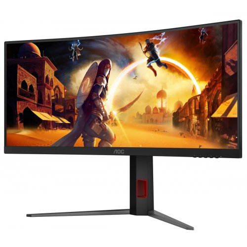 Купити Монітор AOC 34" CU34G4 Black - ціна в Києві, Львові, Вінниці, Хмельницькому, Франківську, Україні | інтернет-магазин TELEMART.UA фото