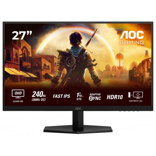 Купити Монітор AOC 27" Q27G42ZE Black - ціна в Києві, Львові, Вінниці, Хмельницькому, Франківську, Україні | інтернет-магазин TELEMART.UA фото