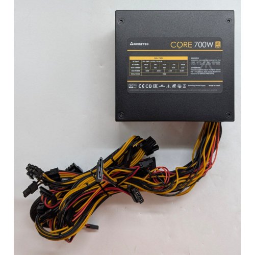 Купить Блок питания CHIEFTEC Core 700W (BBS-700S) (Восстановлено продавцом, 785137) с проверкой совместимости: обзор, характеристики, цена в Киеве, Днепре, Одессе, Харькове, Украине | интернет-магазин TELEMART.UA фото