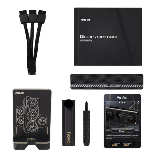 Уцінка відеокарта Asus ProArt GeForce RTX 4080 SUPER OC 16384MB (PROART-RTX4080S-O16G) (вскрите пакування, 785140) купити з перевіркою сумісності: огляд, характеристики, ціна у Києві, Львові, Вінниці, Хмельницькому, Івано-Франківську, Україні | інтернет-магазин TELEMART.UA фото