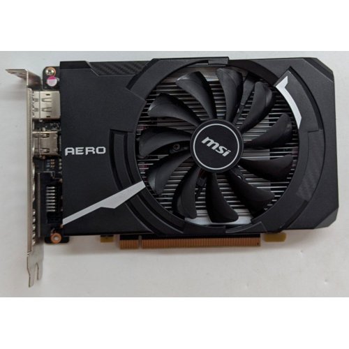 Купить Видеокарта MSI GeForce GTX 1050 Ti AERO ITX OC 4096MB (GTX 1050 Ti AERO ITX 4G OCV1) (Восстановлено продавцом, 785152) с проверкой совместимости: обзор, характеристики, цена в Киеве, Днепре, Одессе, Харькове, Украине | интернет-магазин TELEMART.UA фото