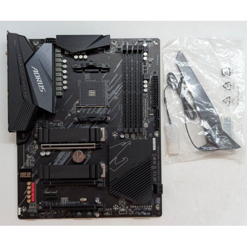 Купить Материнская плата Gigabyte B550 AORUS ELITE AX V2 (sAM4, AMD B550) (Восстановлено продавцом, 785160) с проверкой совместимости: обзор, характеристики, цена в Киеве, Днепре, Одессе, Харькове, Украине | интернет-магазин TELEMART.UA фото
