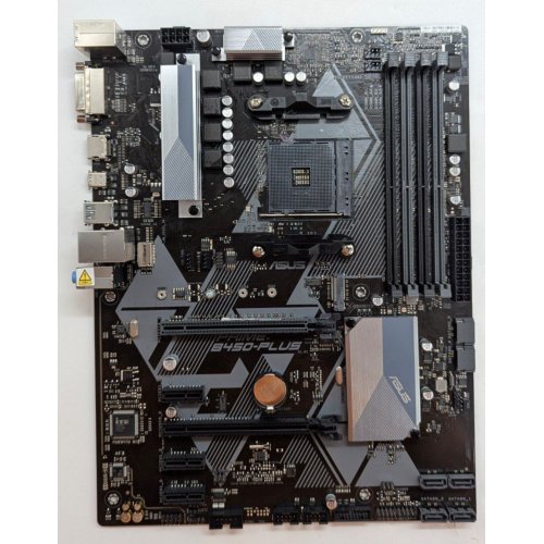 Материнська плата Asus PRIME B450-PLUS (sAM4, AMD B450) (Відновлено продавцем, 785169) купити з перевіркою сумісності: огляд, характеристики, ціна у Києві, Львові, Вінниці, Хмельницькому, Івано-Франківську, Україні | інтернет-магазин TELEMART.UA фото