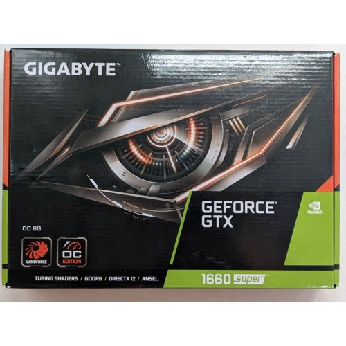 Купить Видеокарта Gigabyte GeForce GTX 1660 SUPER OC 6144MB (GV-N166SOC-6GD) (Восстановлено продавцом, 785313) с проверкой совместимости: обзор, характеристики, цена в Киеве, Днепре, Одессе, Харькове, Украине | интернет-магазин TELEMART.UA фото