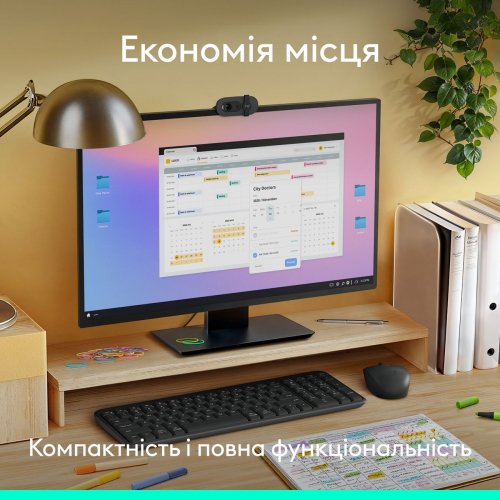 Купити Клавіатура Logitech K250 Wireless (920-013822) Graphite - ціна в Києві, Львові, Вінниці, Хмельницькому, Франківську, Україні | інтернет-магазин TELEMART.UA фото