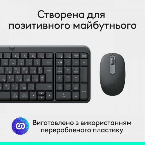 Купити Комплект Logitech MK250 Wireless Combo (920-013823) Graphite - ціна в Києві, Львові, Вінниці, Хмельницькому, Франківську, Україні | інтернет-магазин TELEMART.UA фото