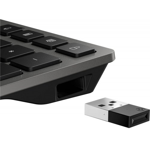 Купить Клавиатура HP 720 Multi-Device Rechargeable Wireless (9T5B1AA) Black - цена в Харькове, Киеве, Днепре, Одессе
в интернет-магазине Telemart фото