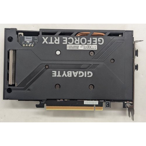 Відеокарта Gigabyte GeForce RTX 4060 Windforce OC 8192MB (GV-N4060WF2OC-8GD) (Відновлено продавцем, 785357) купити з перевіркою сумісності: огляд, характеристики, ціна у Києві, Львові, Вінниці, Хмельницькому, Івано-Франківську, Україні | інтернет-магазин TELEMART.UA фото