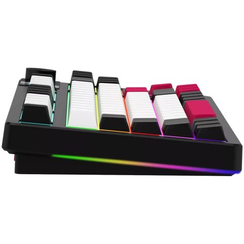 Купити Клавіатура Lorgar KBP70TKLW RGB Mechanical Linear Toxic Purple Switches Wireless (LRG-KBP70TKLW-BK-US) Black - ціна в Києві, Львові, Вінниці, Хмельницькому, Франківську, Україні | інтернет-магазин TELEMART.UA фото