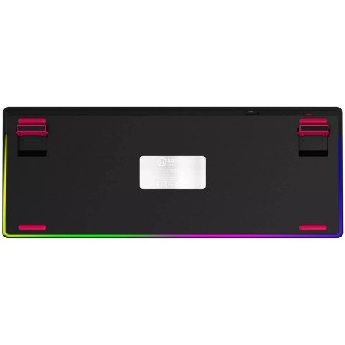 Купити Клавіатура Lorgar KBP70TKLW RGB Mechanical Linear Toxic Purple Switches Wireless (LRG-KBP70TKLW-BK-US) Black - ціна в Києві, Львові, Вінниці, Хмельницькому, Франківську, Україні | інтернет-магазин TELEMART.UA фото