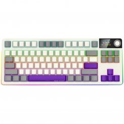 Клавіатура Lorgar KBP70TKLW RGB Mechanical Linear Toxic Purple Switches Wireless (LRG-KBP70TKLW-RT-US) Beige