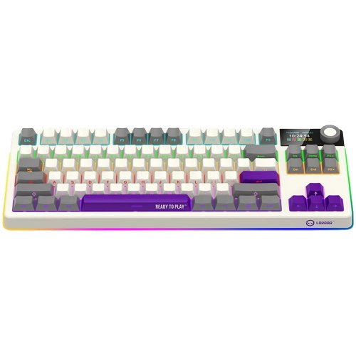 Купить Клавиатура Lorgar KBP70TKLW RGB Mechanical Linear Toxic Purple Switches Wireless (LRG-KBP70TKLW-RT-US) Beige - цена в Харькове, Киеве, Днепре, Одессе
в интернет-магазине Telemart фото