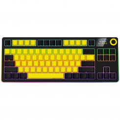 Клавіатура Lorgar KBP70TKLW RGB Mechanical Linear Toxic Purple Switches Wireless (LRG-KBP70TKLW-YL-US) Yellow