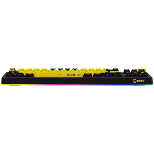 Купити Клавіатура Lorgar KBP70TKLW RGB Mechanical Linear Toxic Purple Switches Wireless (LRG-KBP70TKLW-YL-US) Yellow - ціна в Києві, Львові, Вінниці, Хмельницькому, Франківську, Україні | інтернет-магазин TELEMART.UA фото