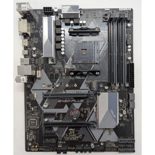 Купить Материнская плата Asus PRIME B450-PLUS (sAM4, AMD B450) (Восстановлено продавцом, 785468) с проверкой совместимости: обзор, характеристики, цена в Киеве, Днепре, Одессе, Харькове, Украине | интернет-магазин TELEMART.UA фото