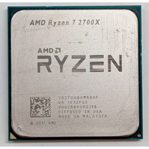 Процесор AMD Ryzen 7 2700X 3.7(4.3)GHz 16MB sAM4 Tray (YD270XBGAFMPK) (Відновлено продавцем, 785487) купити з перевіркою сумісності: огляд, характеристики, ціна у Києві, Львові, Вінниці, Хмельницькому, Івано-Франківську, Україні | інтернет-магазин TELEMART.UA фото