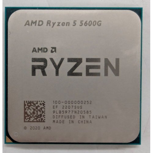 Купить Процессор AMD Ryzen 5 5600G 3.9(4.4)GHz 16MB sAM4 Box (100-100000252BOX) (Восстановлено продавцом, 785505) с проверкой совместимости: обзор, характеристики, цена в Киеве, Днепре, Одессе, Харькове, Украине | интернет-магазин TELEMART.UA фото