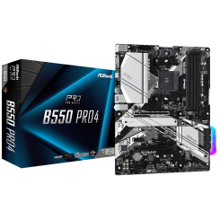 Материнська плата AsRock B550 Pro4 (sAM4, AMD B550) (Відновлено продавцем, 785766)