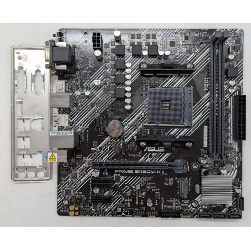 Материнська плата Asus PRIME B450M-K II (sAM4, AMD B450) (Відновлено продавцем, 785770) купити з перевіркою сумісності: огляд, характеристики, ціна у Києві, Львові, Вінниці, Хмельницькому, Івано-Франківську, Україні | інтернет-магазин TELEMART.UA фото
