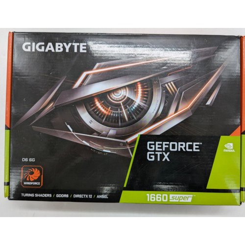 Відеокарта Gigabyte GeForce GTX 1660 SUPER D6 6144MB (GV-N166SD6-6GD) (Відновлено продавцем, 785776) купити з перевіркою сумісності: огляд, характеристики, ціна у Києві, Львові, Вінниці, Хмельницькому, Івано-Франківську, Україні | інтернет-магазин TELEMART.UA фото