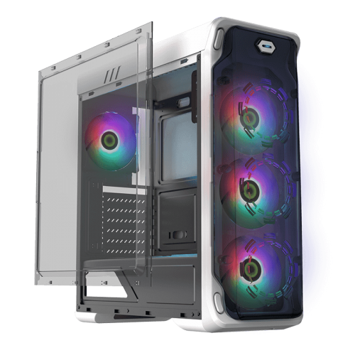 Купить Корпус GAMEMAX G509 Starlight FRGB без БП White (Восстановлено продавцом, 785778) с проверкой совместимости: обзор, характеристики, цена в Киеве, Днепре, Одессе, Харькове, Украине | интернет-магазин TELEMART.UA фото