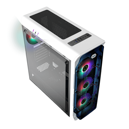 Купить Корпус GAMEMAX G509 Starlight FRGB без БП White (Восстановлено продавцом, 785778) с проверкой совместимости: обзор, характеристики, цена в Киеве, Днепре, Одессе, Харькове, Украине | интернет-магазин TELEMART.UA фото