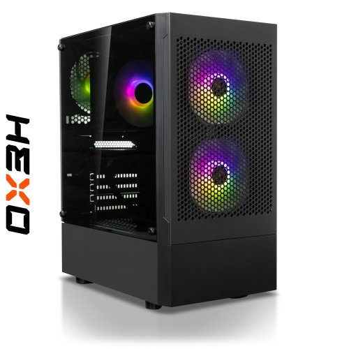 Компьютер HEXO Gaming RTX5060 Pro+ (HGP-5600N5060-32S1TBK) Black купить в Украине: Киев, Днепр, Харьков, Одесса  | Низкая цена, отзывы, характеристики от TELEMART фото