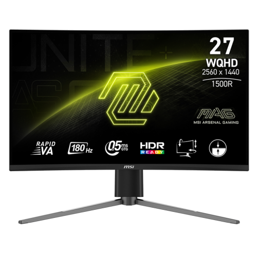 Купити Уцінка монітор MSI 27" MAG 27CQ6PF Black (Биті пікселі, 1шт., 785814) - ціна в Києві, Львові, Вінниці, Хмельницькому, Франківську, Україні | інтернет-магазин TELEMART.UA фото