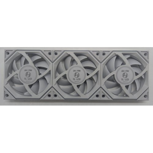 Купить Набор кулеров для корпуса Lian Li Uni Fan TL LCD Reverse 120 3 in 1 (G99.12RTLLCD3W.00) White (Восстановлено продавцом, 785944) с проверкой совместимости: обзор, характеристики, цена в Киеве, Днепре, Одессе, Харькове, Украине | интернет-магазин TELEMART.UA фото