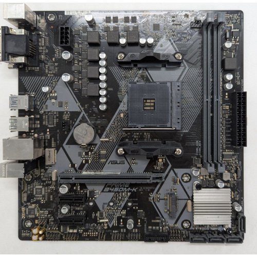 Купить Материнская плата Asus PRIME B450M-K (sAM4, AMD B450) (Восстановлено продавцом, 785990) с проверкой совместимости: обзор, характеристики, цена в Киеве, Днепре, Одессе, Харькове, Украине | интернет-магазин TELEMART.UA фото